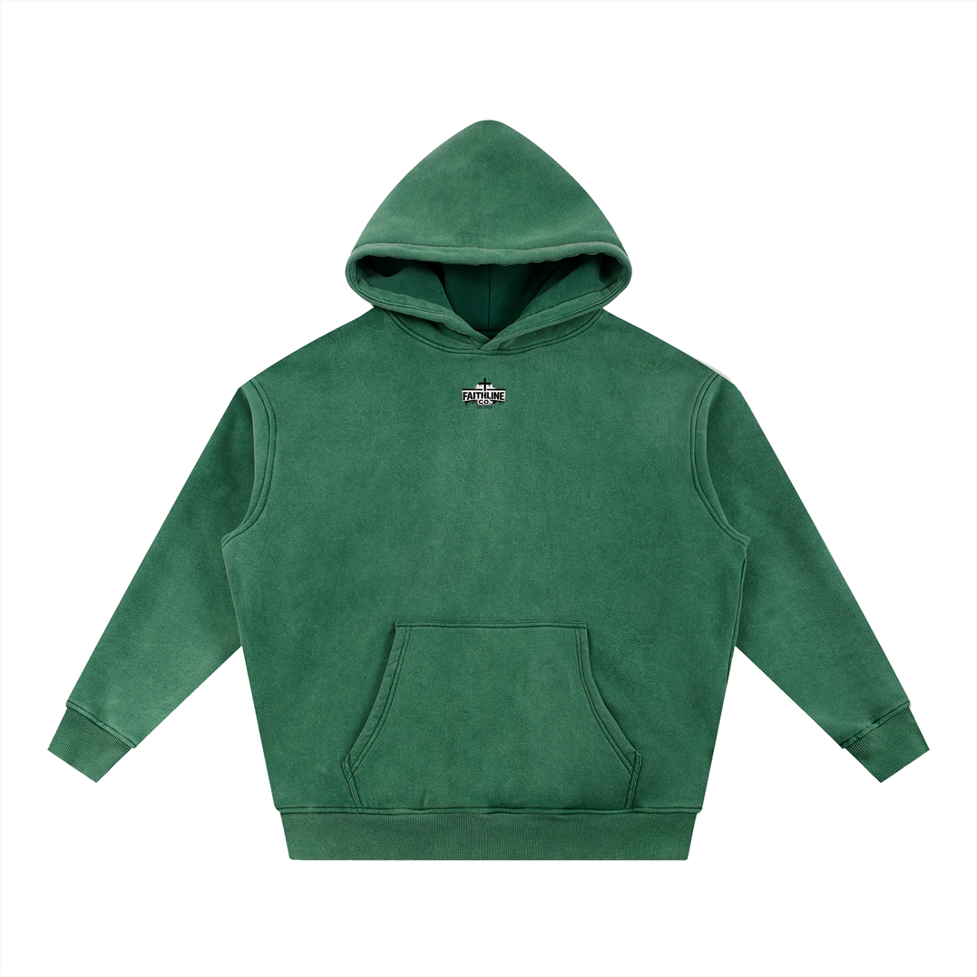 Snow Wash Oversize Hoodie fear bows to the lion of Judah