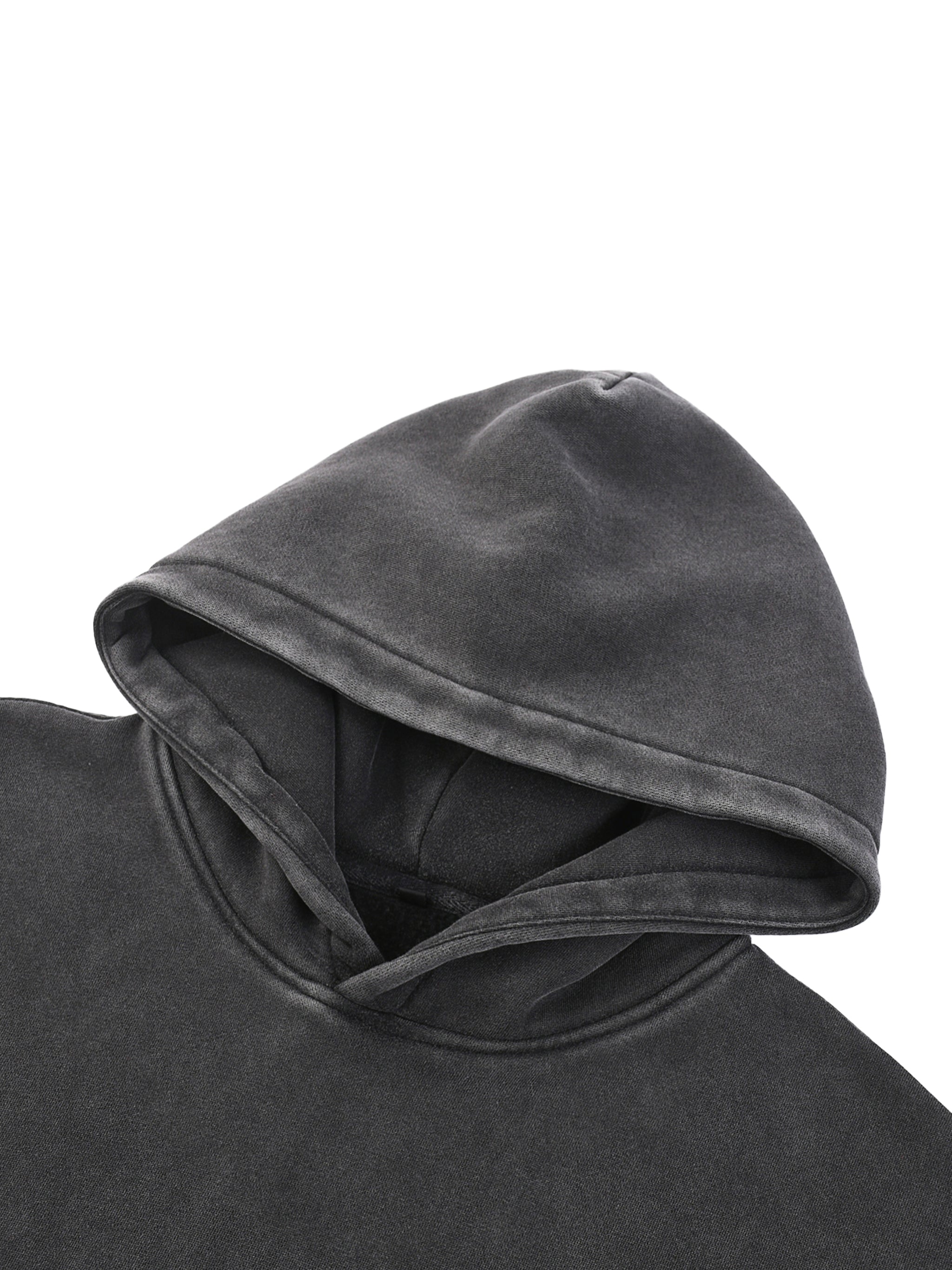Snow Wash Oversize Hoodie fear bows to the lion of Judah